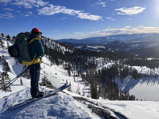 Backcountry skiing