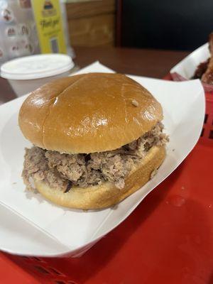 Regular Pulled Pork Sandwich