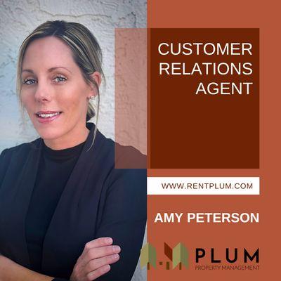 Amy Peterson, Customer Relations Agent