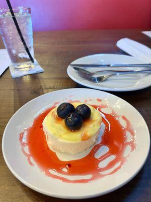 Yuzu Sunrise cheesecake