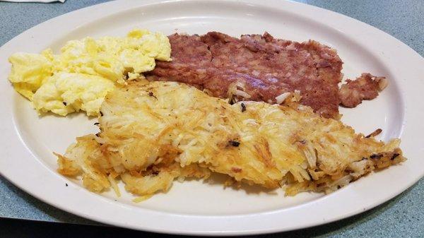 Corn Beef Hash and Two Eggs - 2 stars