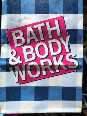 Shopping bag for Bath & Body Works