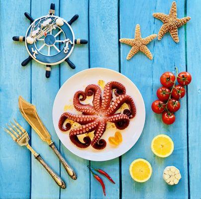 Grilled Portuguese Octopus