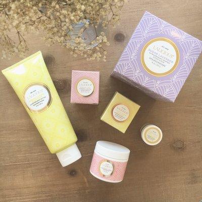 Our fave Lalicious scrubs and body butters