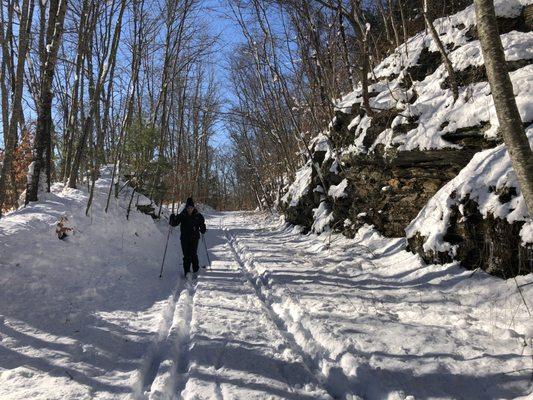 A day after cross country skiing.