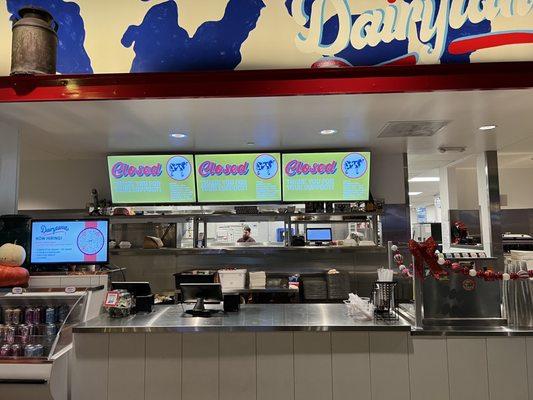 Dairyland front counter