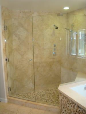 heavy glass showers installations