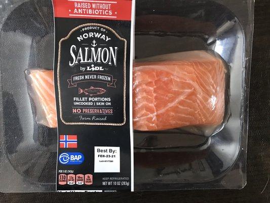 Love love love this portioned salmon!  My favorite!