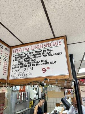 Lunch specials