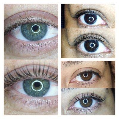 Amazing Lash Lift service your own natural lashes. This amazing lash service lasts about 6-8 weeks, beautiful lifted lashes.