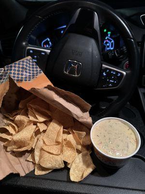 Chips & queso (free bday reward)