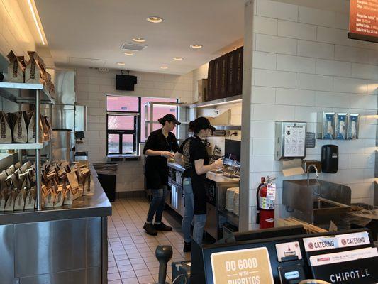 This Chipotle has a drive-thru. (3/22/2018)