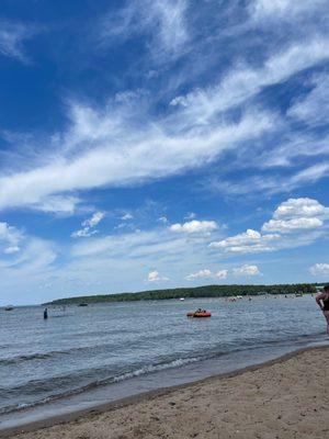 Burt Lake State Park beach