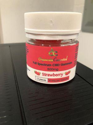 Strawberry gummies