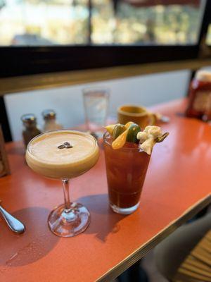 Espresso martini & Bloody mary