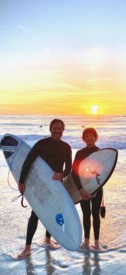 Post surf session - all smiles!