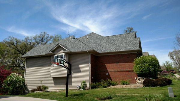 Our clients new roof. We had the opportunity to install the CertainTeed Northgate SBS Architectural Shingles on our clients home.