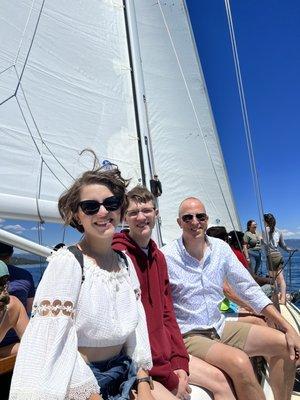 Sailing on Lake Tahoe