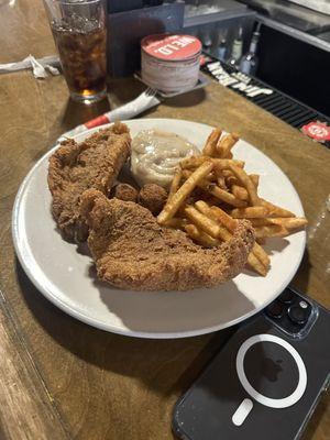 Catfish special during Lent