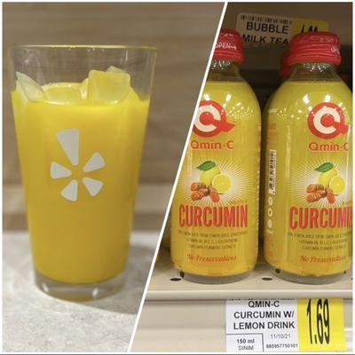 Curcumin w/ Lemon drink ~ great on ice. delicious ~