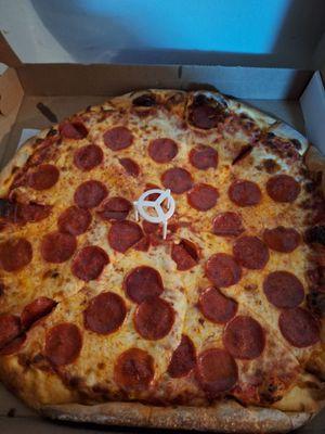 Pepperoni pie