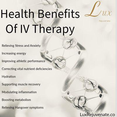 Health Benefits of IV Therapy!