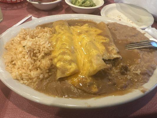 Ground beef Enchiladas Tex Mex