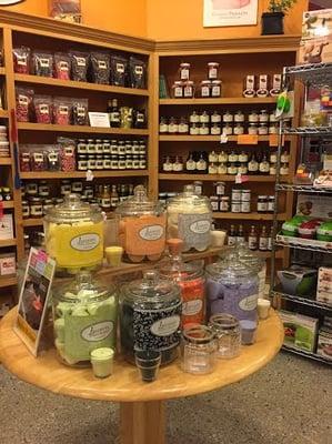 Local Gourmet Foods and Lakeshore Candles all made in Michigan