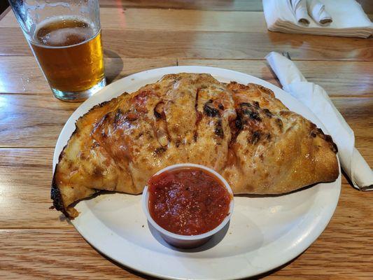 Cardiac Arrest Calzone. I didn't die, but I did go to food heaven.