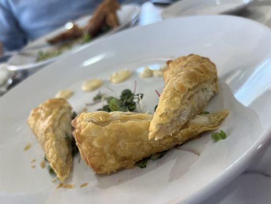 Crab cake egg rolls