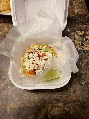 Taco chorizo