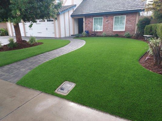 Synthetic Lawn Installed