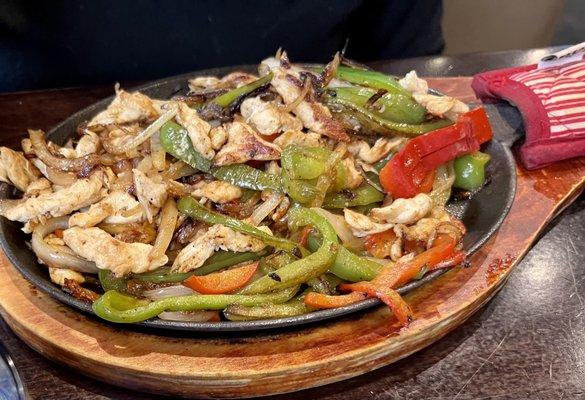 Chicken fajitas