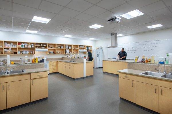 PGCC Culinary Arts Center classroom.