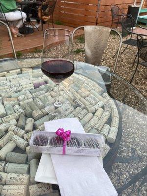 Patio with perfect pairing!!!!