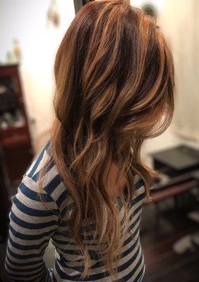 Hair by masa chocolate brown and Balayage