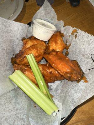 Garlic Parmesan buffalo wings