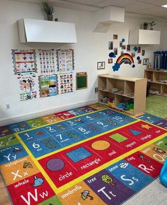 Caterpillar Classroom - Circle Time Area