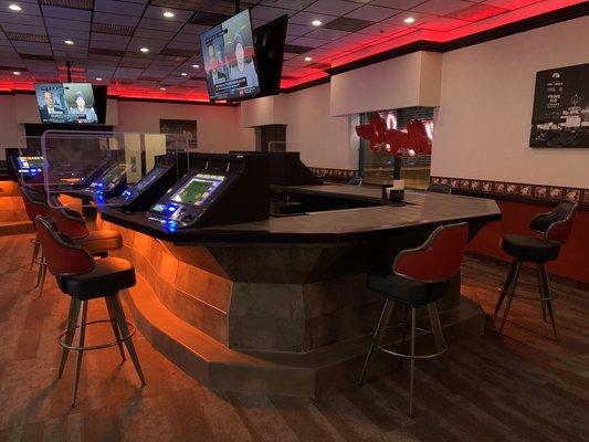 Island Bar with 12 gaming machines