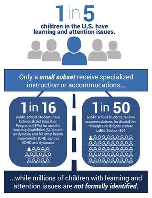 Did you know that most students with Autism and Dyslexia also exhibit signs of attention difficulties that also impact their learning?