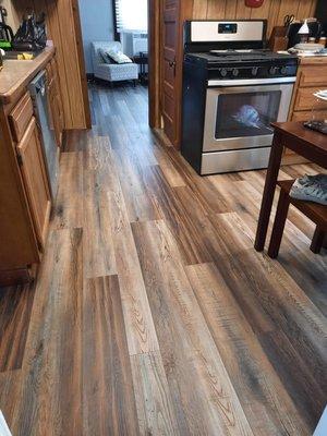 One of the beautiful floors we offer and installed!