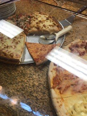 Nice variety of pizza