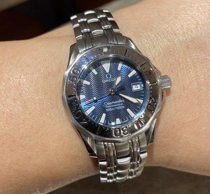 My 1999 Omega Seamaster "Jacques Mayol" limited edition (#241 of 1500 manufactured)