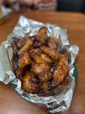 Barbecue chicken wings