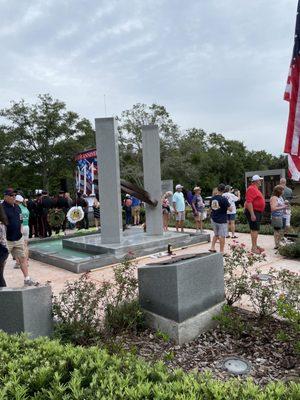 Twin Towers memorial.