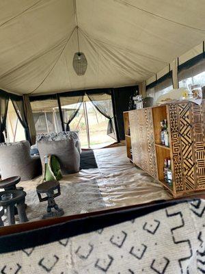 Serengeti cocktail tent