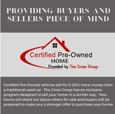 Ask us about our Certified Pre-Owned Home Program