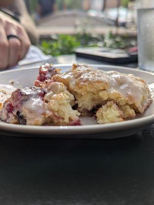 Plum and Cardamom Scone