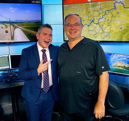 Dr. Kane with Brian Goode @
WAVE3