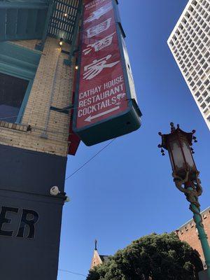 Welcome sign to China Town!